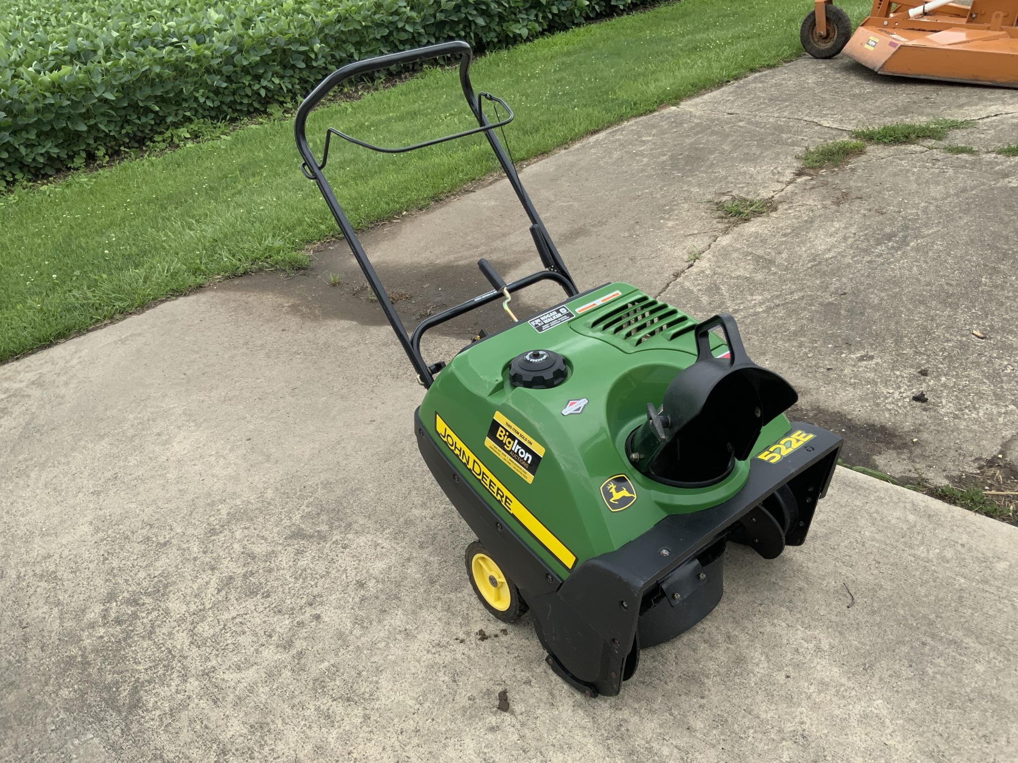 John Deere 522E Snowblower - Manual pdf, price for sale, specifications ...